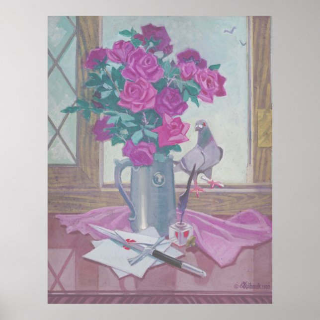 Tudor Rose – Kulhanek Floral Emblem (1965) Poster (Front)