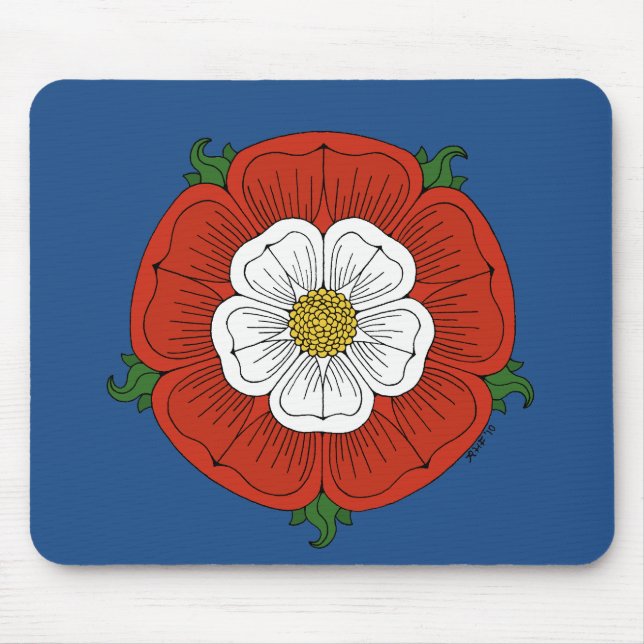 Tudor Rose Mouse Mat (Front)