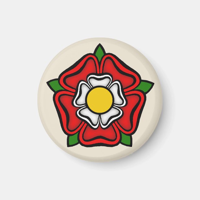 Tudor Rose of England, Emblem of Royalty Magnet (Front)