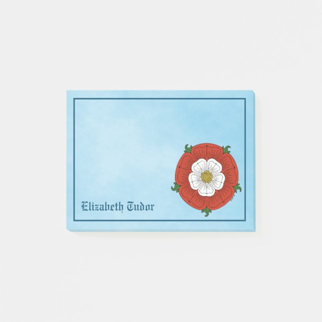 Tudor Rose Post-it Notes (Front)