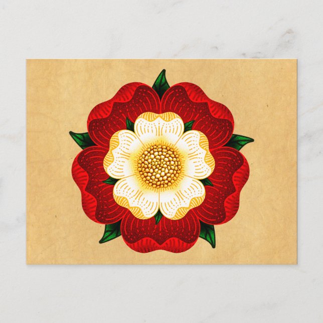 Tudor Rose Postcard (Front)