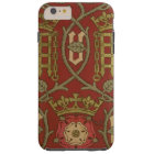 'Tudor Rose', reproduction wallpaper designed by S