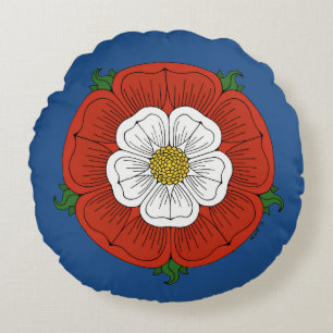 Tudor Rose Round Cushion