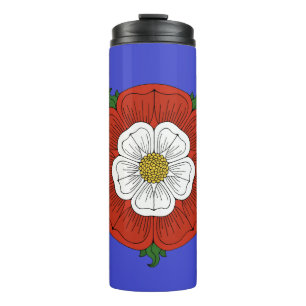 Tudor Rose Thermal Tumbler