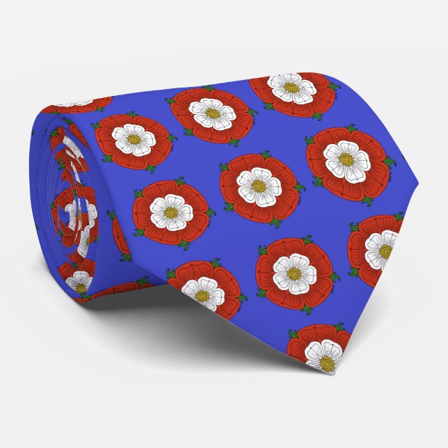 Tudor Rose Tie (Rolled)