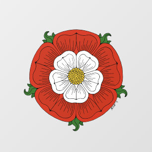 Tudor Rose Window Cling