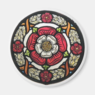 Tudor roses magnet