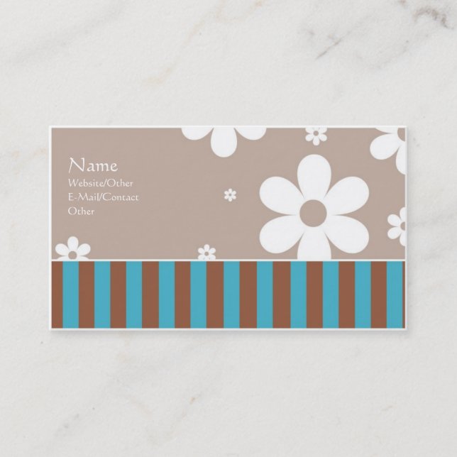 Tuesday Afternoon Business Card (Front)