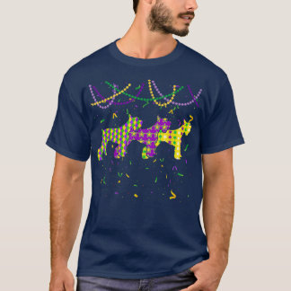 Tuesday Gras Schnauzer Dog Festival Puppy Dog Love T-Shirt