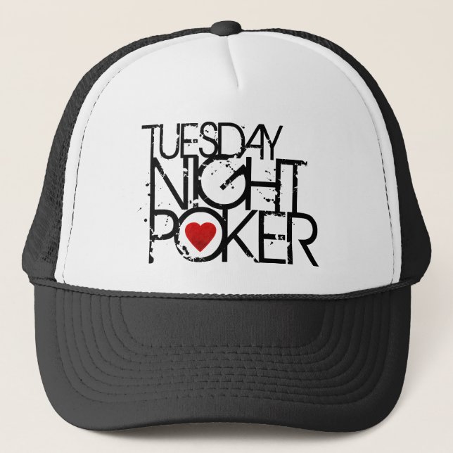 Tuesday Night Poker Trucker Hat (Front)
