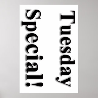 Tuesday Special Beauty Salon Poster