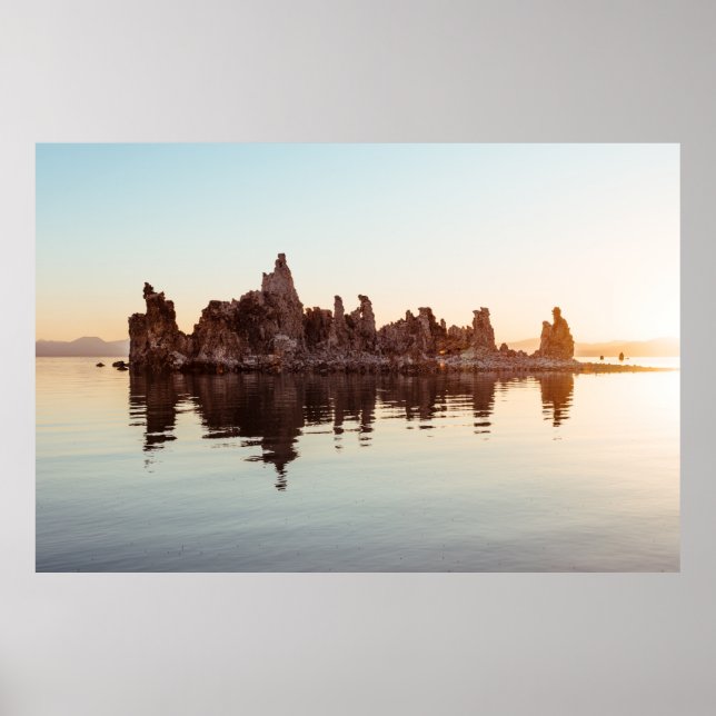 TUFA FORMATIONS AT MONO LAKE. POSTER (Front)