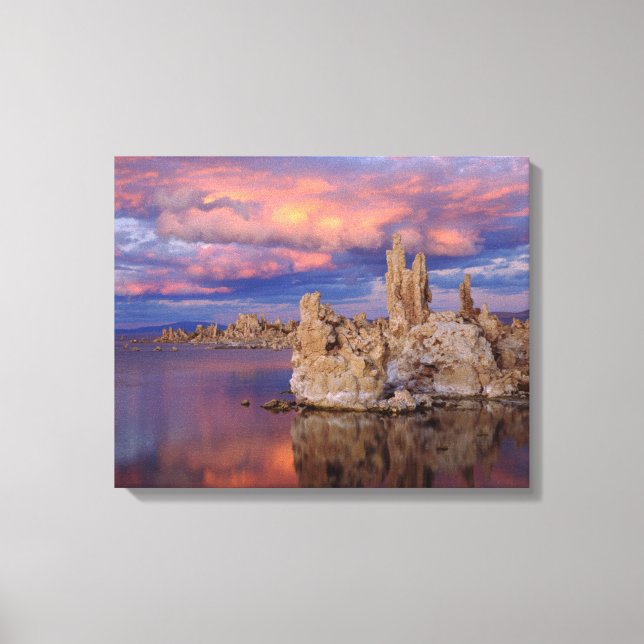 Tufa Formations on Mono Lake Canvas Print (Front)