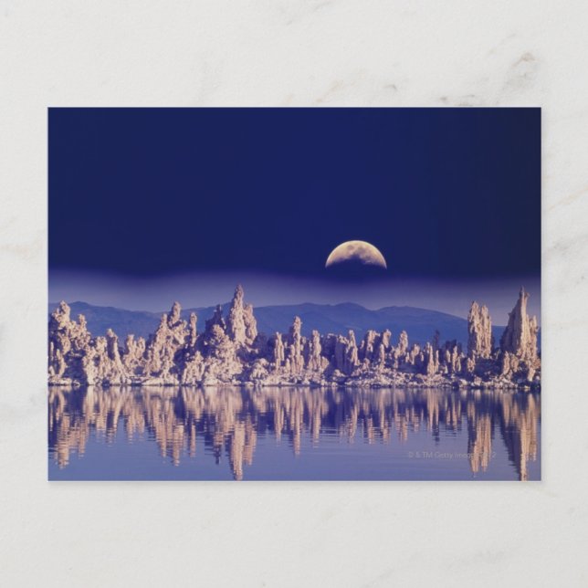 Tufas and Moon Postcard (Front)