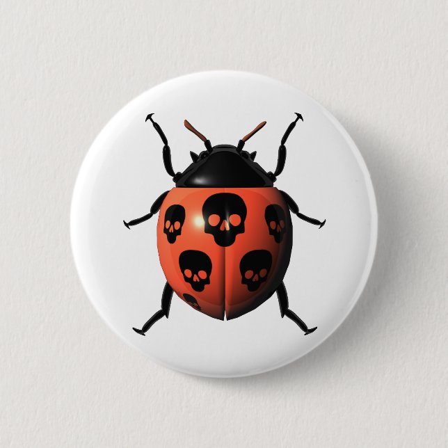 Tuff Bug 6 Cm Round Badge (Front)