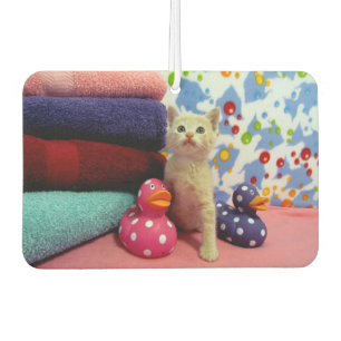 Tuffy McStuff's Bathtime  (Kitten / Cat) Car Air Freshener