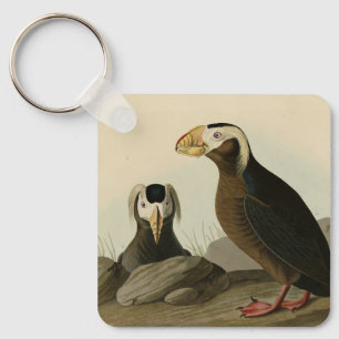 Tufted Auk (Puffin) - Audubon's Birds of America Key Ring