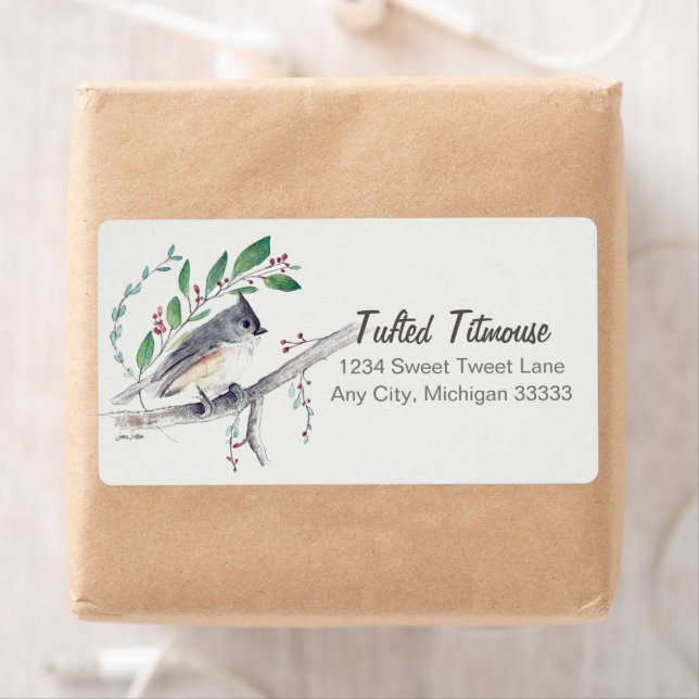 Tufted Titmouse Bird Art (Insitu)