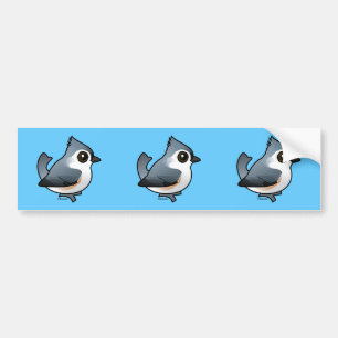Tufted Titmouse Bumper Sticker