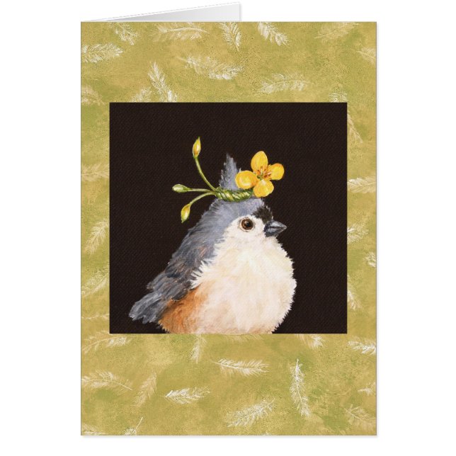 tufted titmouse card (Front)