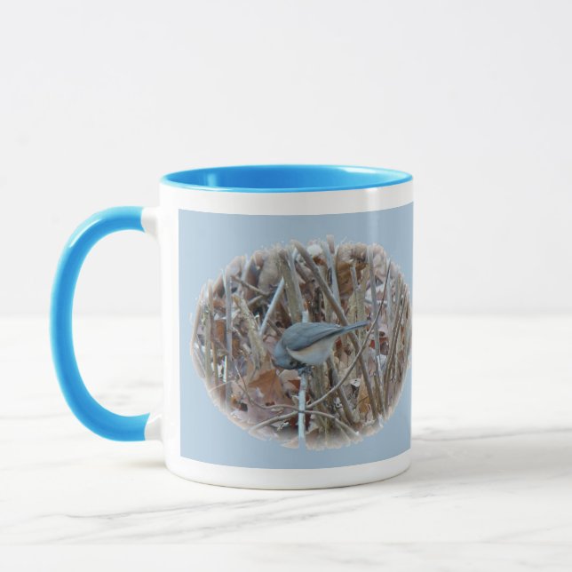 Tufted Titmouse Songbird Coordinating Items Mug (Left)