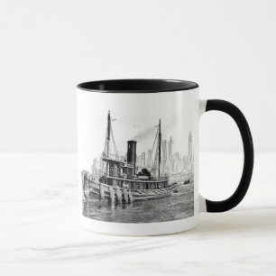 Tug and Skyline Mug