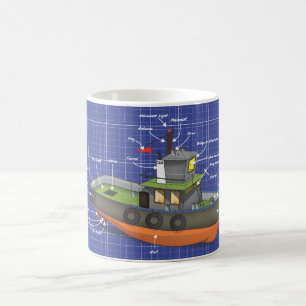 Tug Boat Coffee Mug