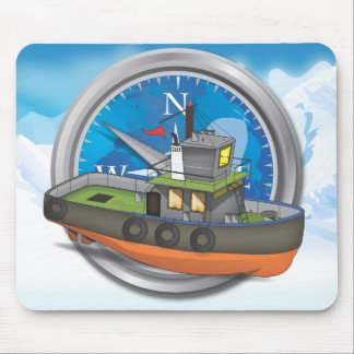 Tug Boat Mouse Mat