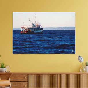 Tug Boat on Mutiny Bay #3 Canvas Print