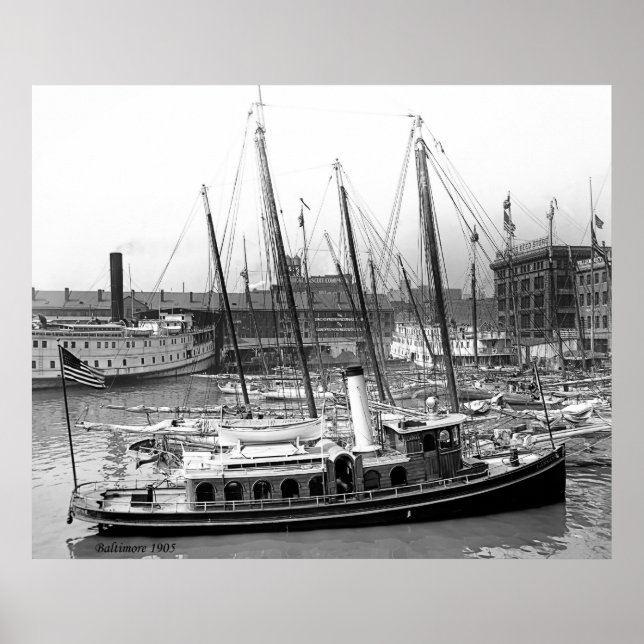 Tug & Luggers Poster (Front)