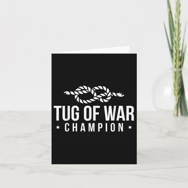Tug Of War Champion  Card (Front)