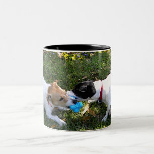 TUG OF WAR Two-Tone COFFEE MUG