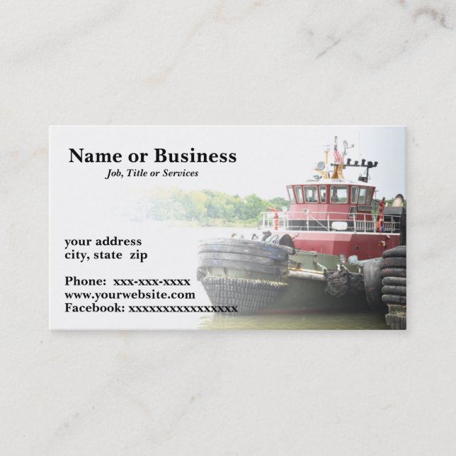 tugboat business card (Front)