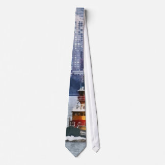 Tugboat by Manhattan Skyline Tie