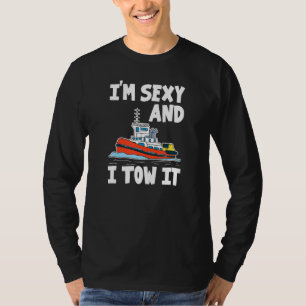 Tugboat Captain Skipper Tug Boat Towboat Operator T-Shirt
