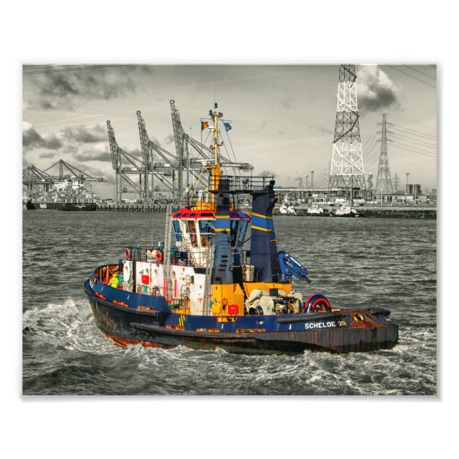 Tugboat Photo Print (Front)
