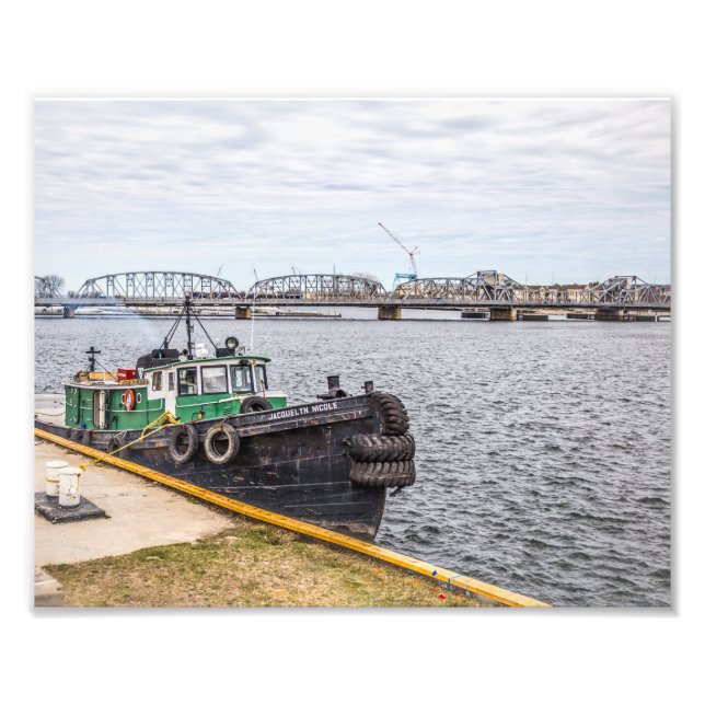 Tugboat Sturgeon Bay Wisconsin Photo Print (Front)