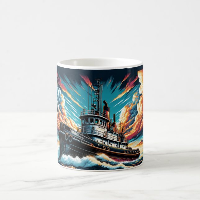 TUGBOAT STYLE COFFEE MUG (Center)