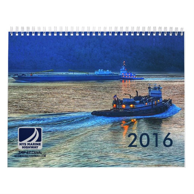 Tugs and Barges of NYS Marine Highway 2016 Calendar (Cover)