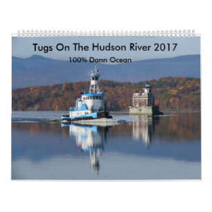 Tugs On The Hudson River 2017 100% Dann Ocean Calendar