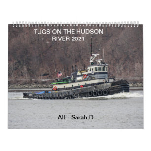 Tugs On The Hudson River 2021---All Sarah D. Calendar