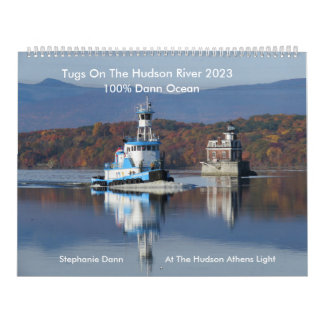 Tugs On The Hudson River 2023  100% Dann Ocean  Calendar
