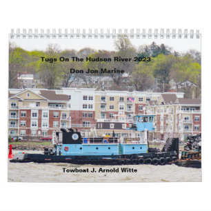 Tugs On The Hudson River 2023 Don Jon Marine Calendar