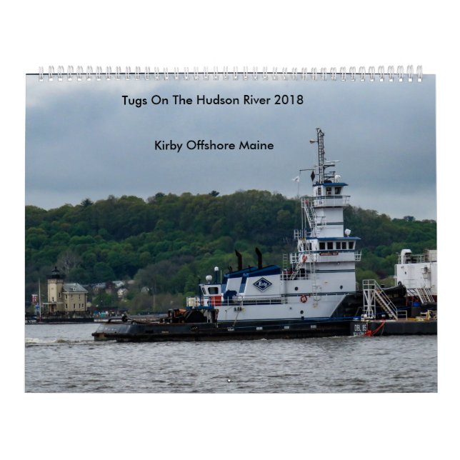 Tugs On The Hudson River---Kirby Offshore 2018 Calendar (Cover)