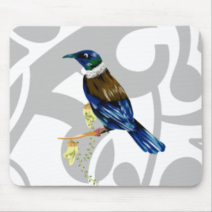Tui koru pattern mouse mat