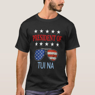Tui Na Healing Accessories  Usa Flag Therapist Say T-Shirt