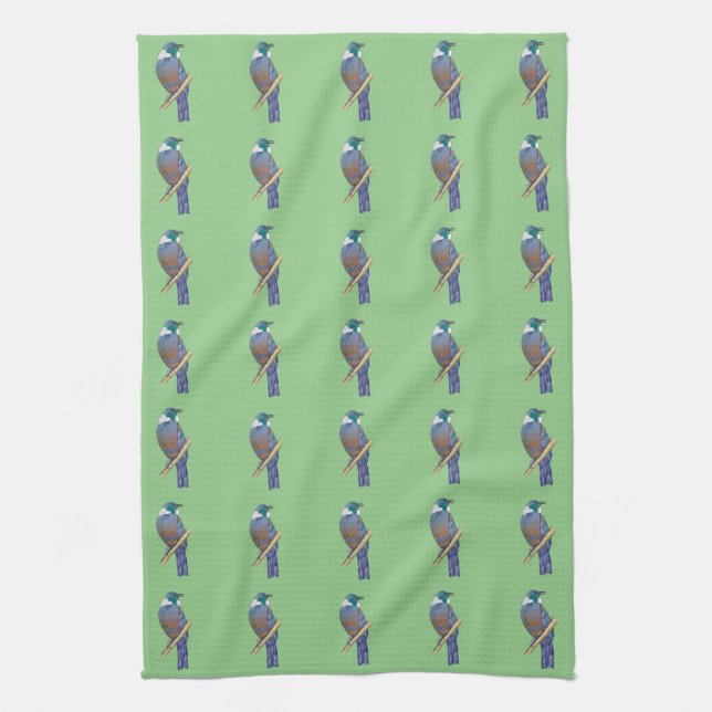 Tui New Zealand Bird Tea Towel (Vertical)
