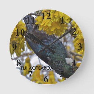 Tui of Aotearoa Round Clock