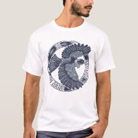 Tui Woodcut print style design