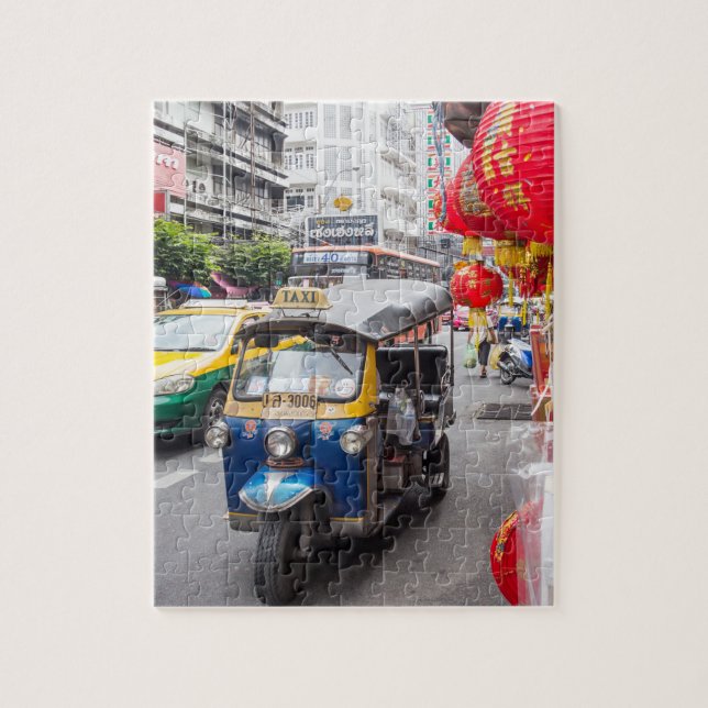Tuk tuk, Bangkok Jigsaw Puzzle (Vertical)